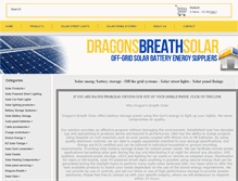 Tablet Screenshot of dragonsbreathsolar.co.uk